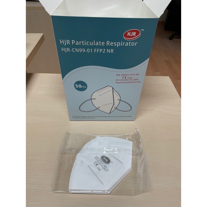 50x HJR Particulate Respirator FFP2 NR Face Mask (German Packaging)