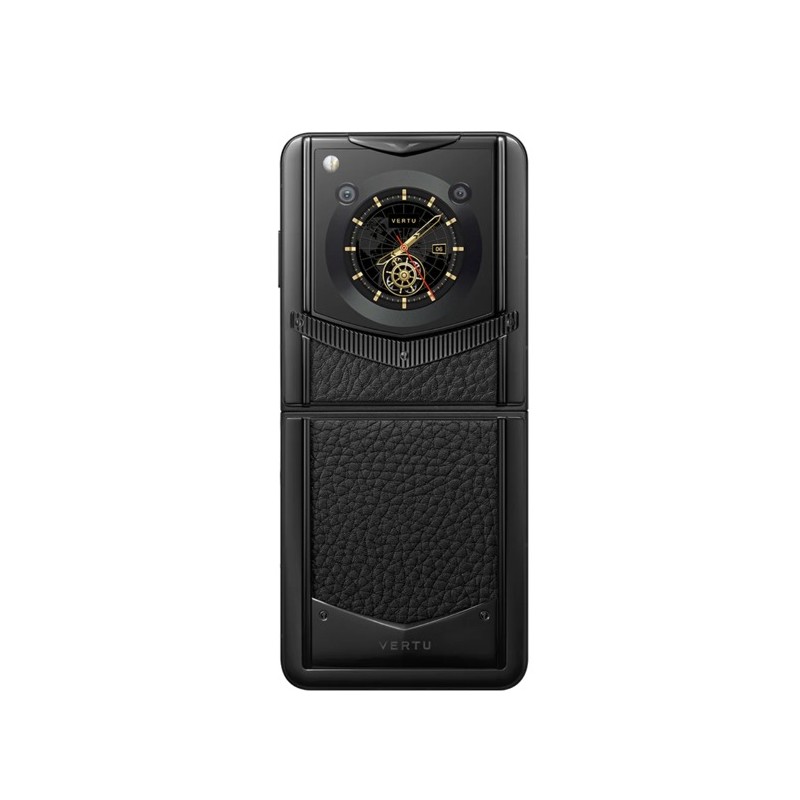 VERTU® IRONFLIP JADE BLACK CALFSKIN
