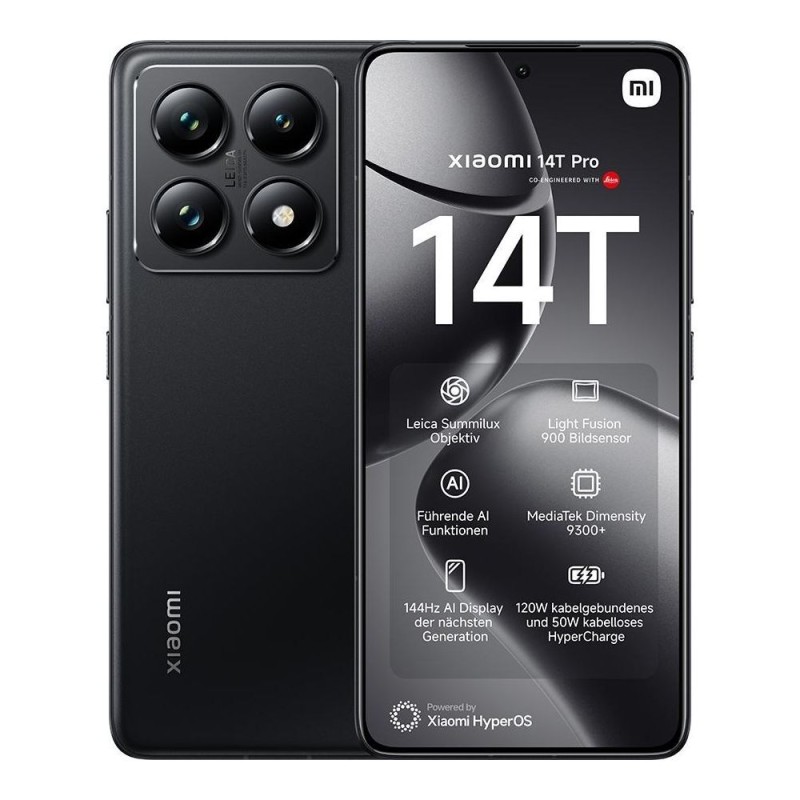 XIAOMI 14T Pro, 512GB, 12GB RAM, Titan Black XIAOMI 14T Pro, 512GB, 12GB RAM, Titan Black