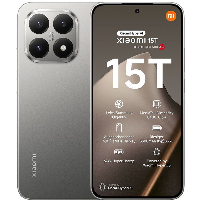 Xiaomi 15T Global 12+512GB Gray