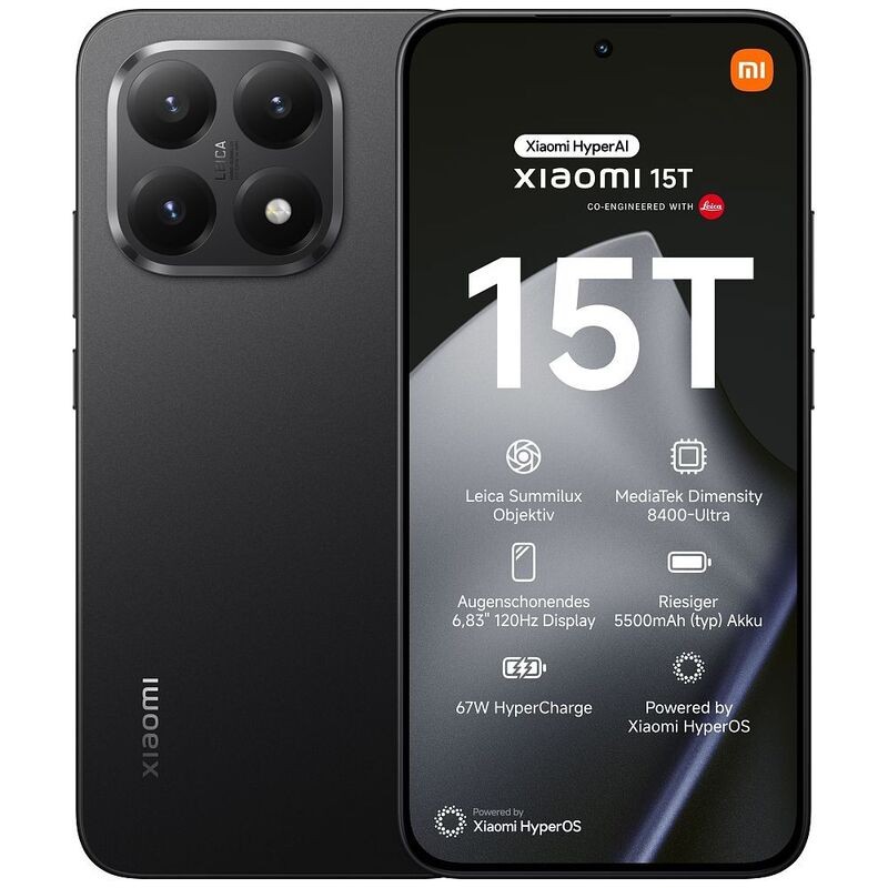 Xiaomi 15T Global 12+512GB Black