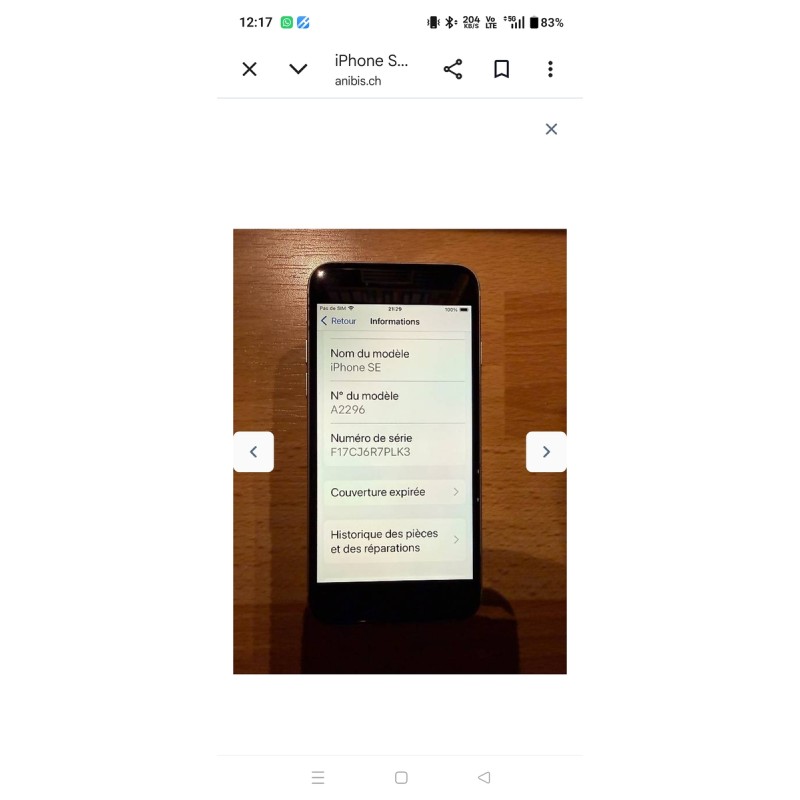 Apple iPhone SE 64 GB Refurbished – Evenshop