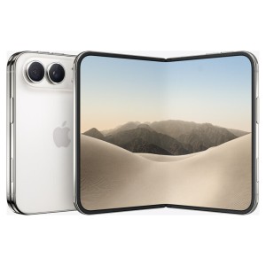 iPhone Duo 256Go Star White (eSIM) + coque Folio Taupe – Occasion